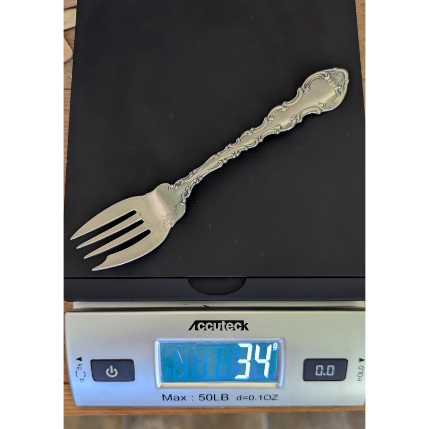 Gorham Silver Strasbourg Sterling Silver Salad Fork 6 3/8” Vintage No Monogram