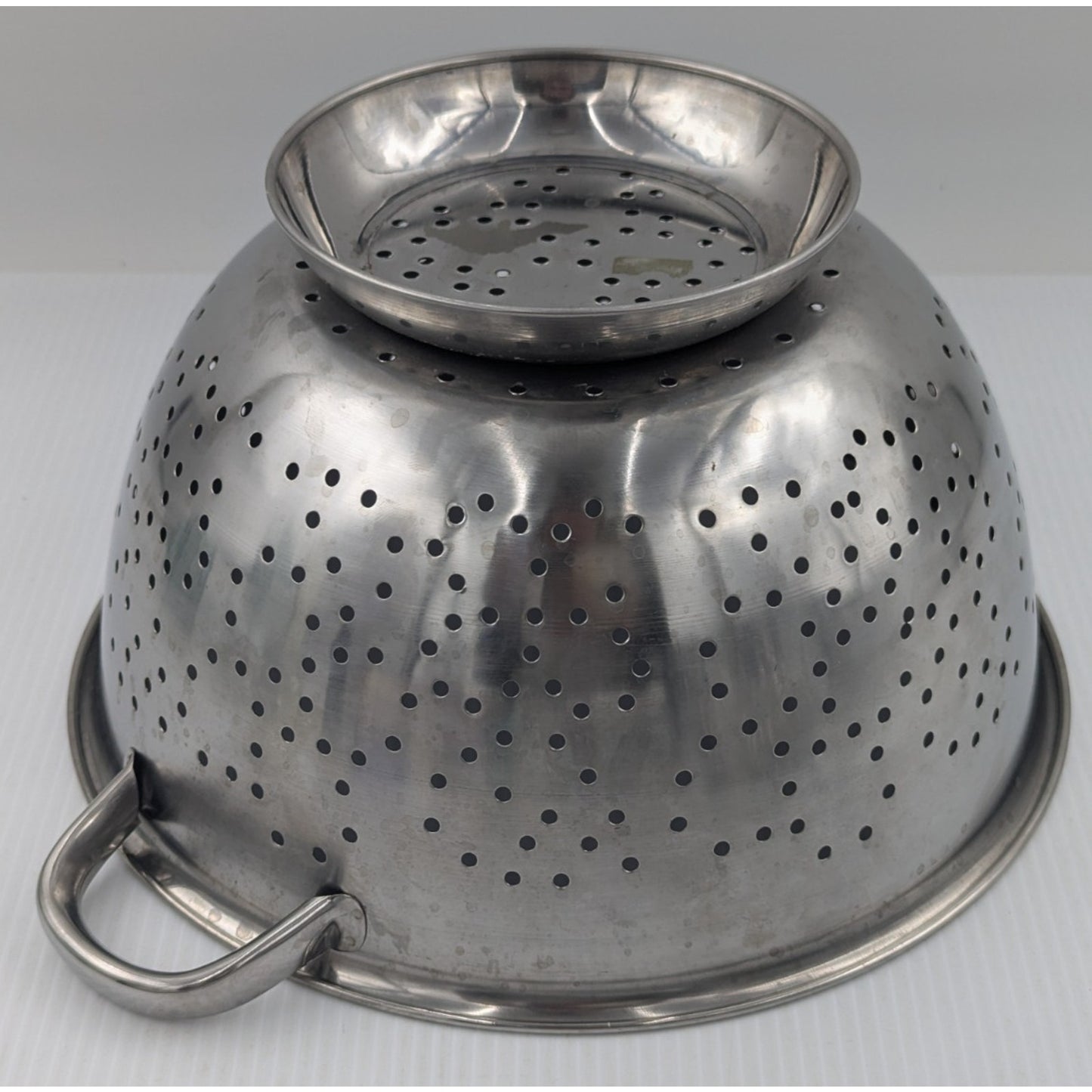 Colander Strainer Stainless Steel Progressive Korea Lot of 2 - 11.5" and 10.5"