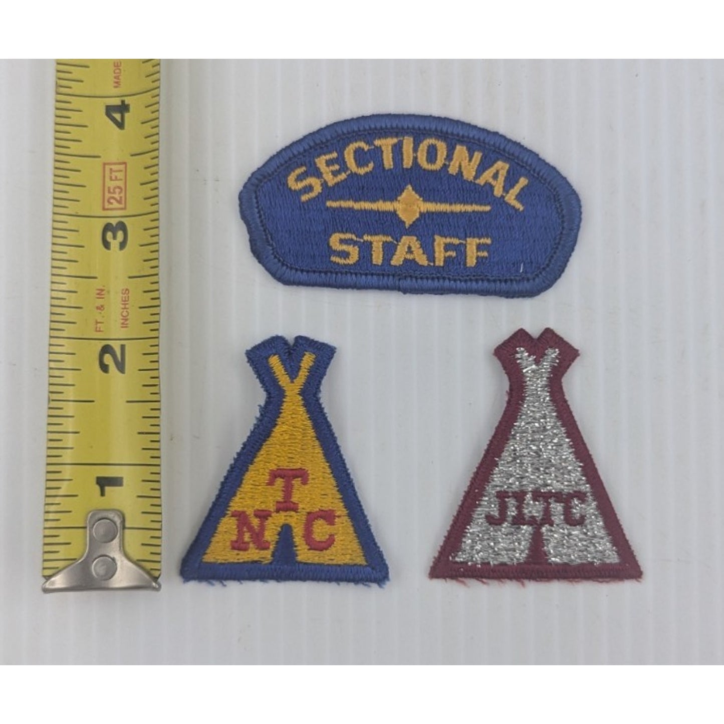 Royal Rangers Patch Training Camp Teepee Sectional Staff Assorted Lot of 3