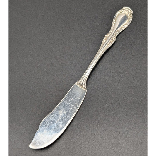 Northumbria Cello Sterling Silver Flat Master Butter Knife 6-7/8" 38 g