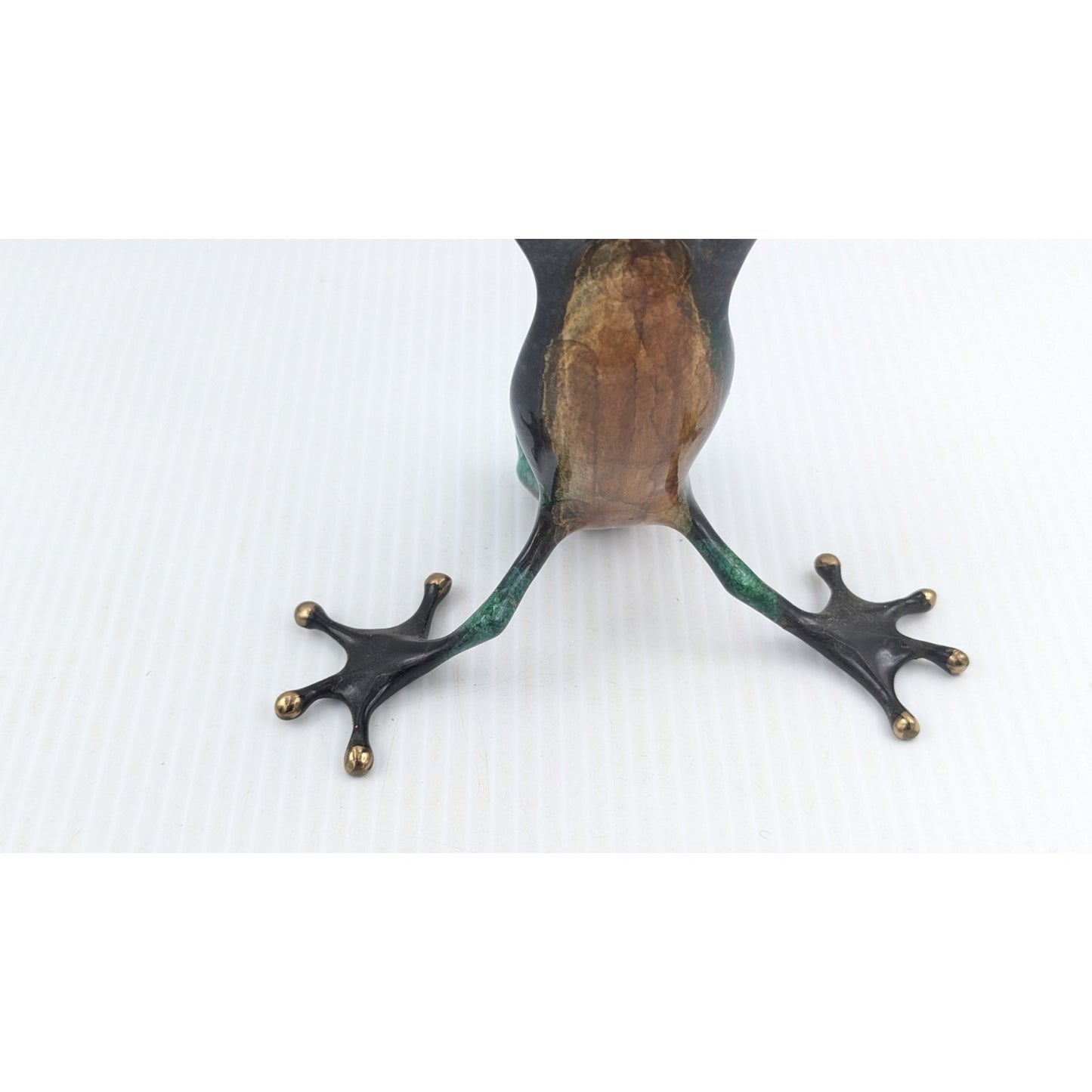 Tim Cotterill Frogman Bronze Frog Sculpture “Show Off” 14.5" LE #1949/2500 w/COA