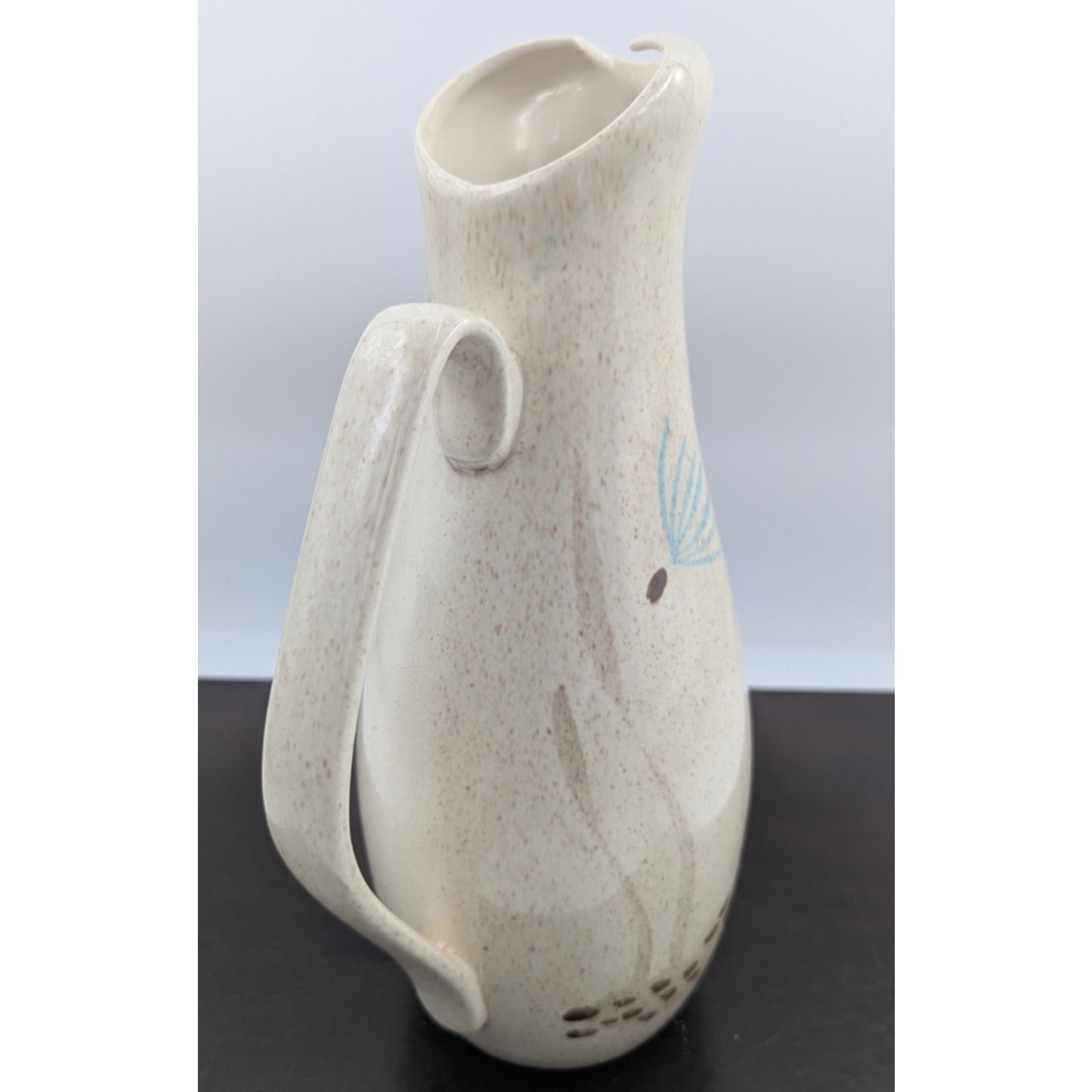 Red Wing Pottery USA Bob White Quail Pitcher 11.5" Mid Century Modern MCM