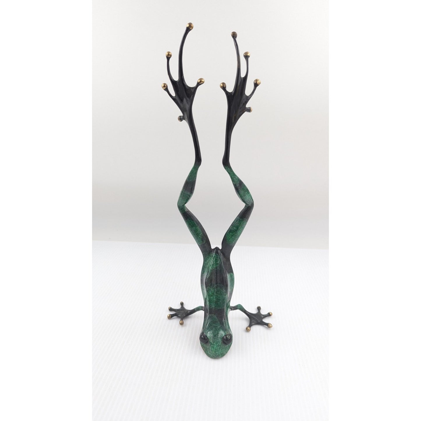 Tim Cotterill Frogman Bronze Frog Sculpture “Show Off” 14.5" LE #1949/2500 w/COA