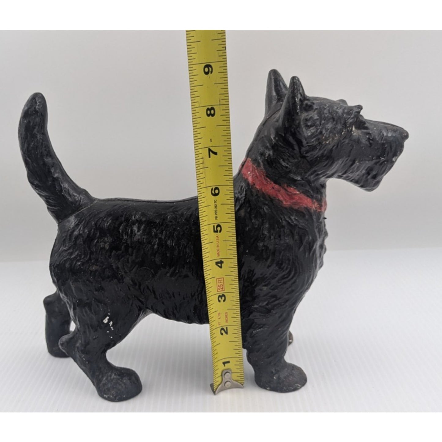 Cast Iron Scottish Terrier Scottie Dog Figurine Door Stop Heavy 9Lbs+ Solid