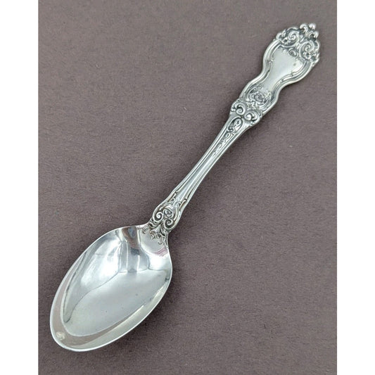 La Reine by Wallace Sterling Silver Teaspoon 6" Flatware No Monogram