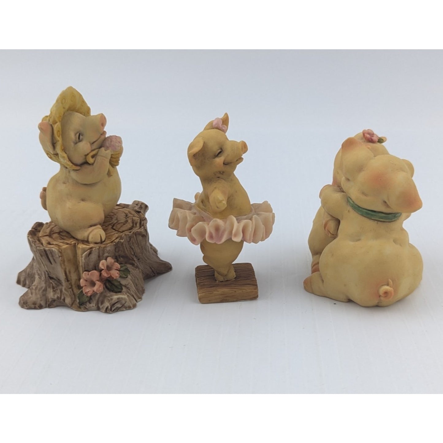 Vintage 1992 Ganz Pigsville Figurines Lot Of 6