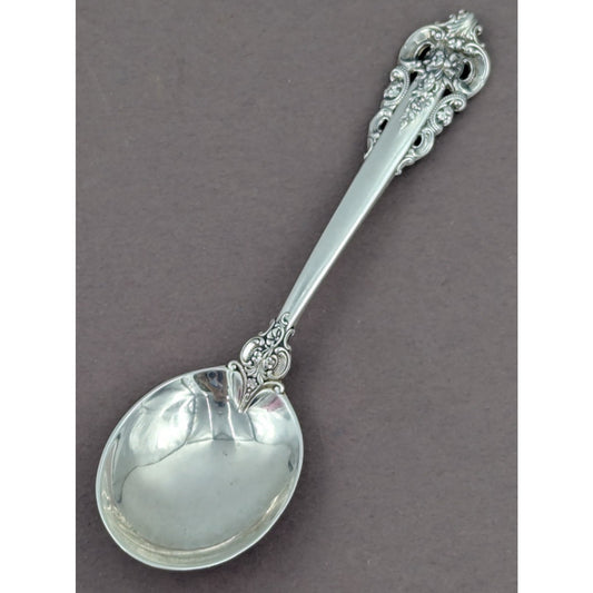Grande Baroque by Wallace Sterling Silver Cream Soup Spoon 6 1/8" Flatware