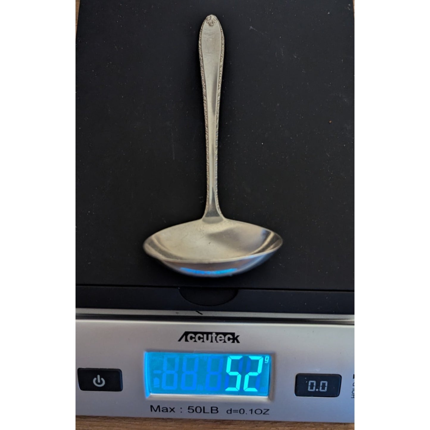 Alvin Southern Charm Solid Sterling Silver Gravy Ladle 6" No monogram 52g