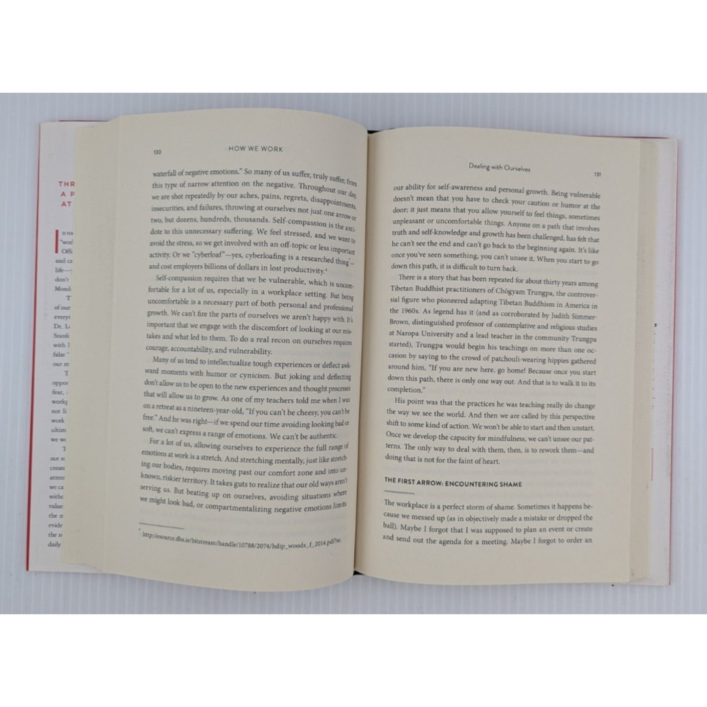 How We Work Live Your Purpose Reclaim Your Sanity... Leah Weiss PhD Signed