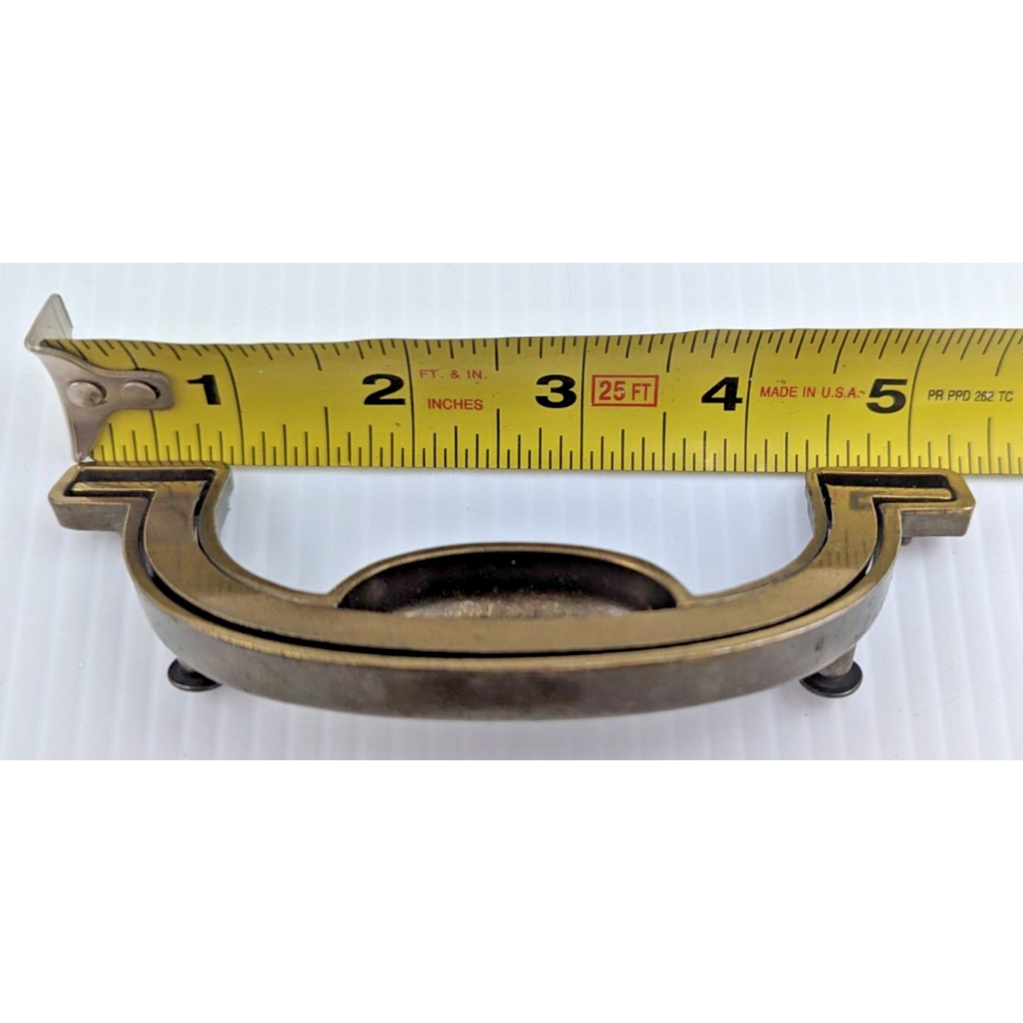 DREXEL ACCOLADE Brass Drawer Bail Pull Handle Campaign KBC N7231