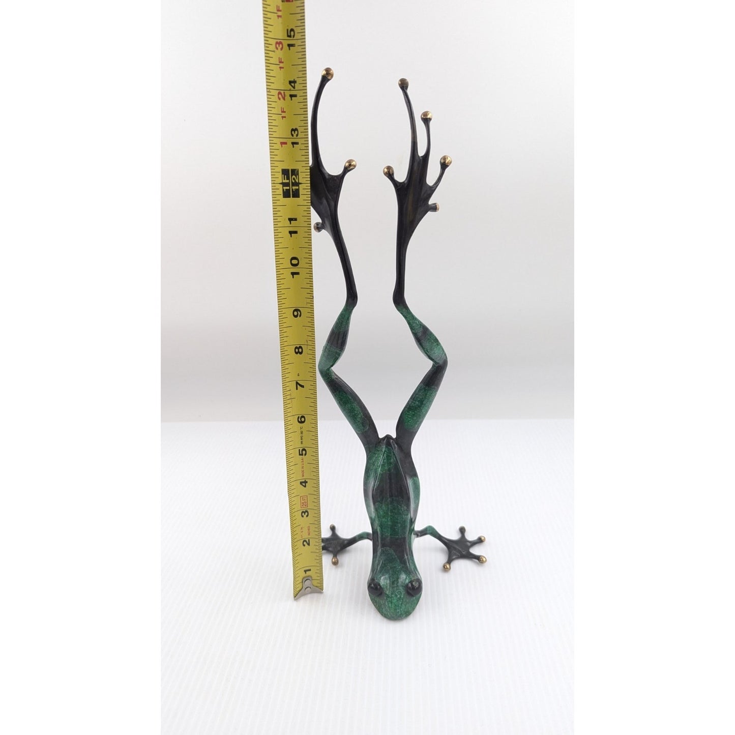 Tim Cotterill Frogman Bronze Frog Sculpture “Show Off” 14.5" LE #1949/2500 w/COA