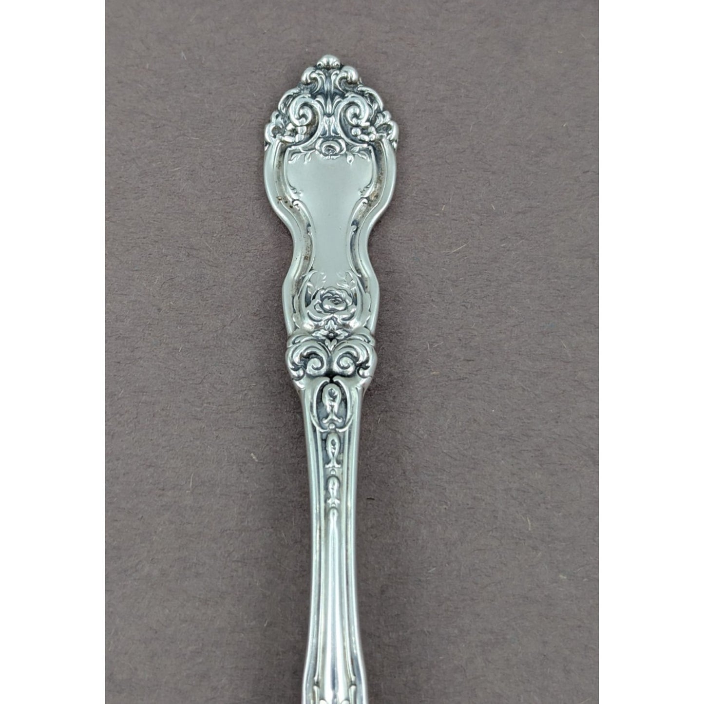 La Reine by Wallace Sterling Silver Salad Fork 6 1/4" Flatware No Monogram