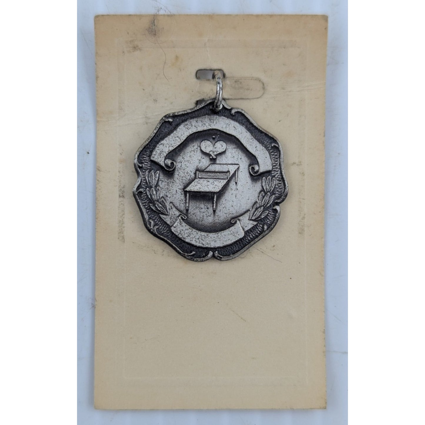 1961 Table Tennis Medal Pendant Award Atlanta Parks & Recreation Dept. Lot of 2