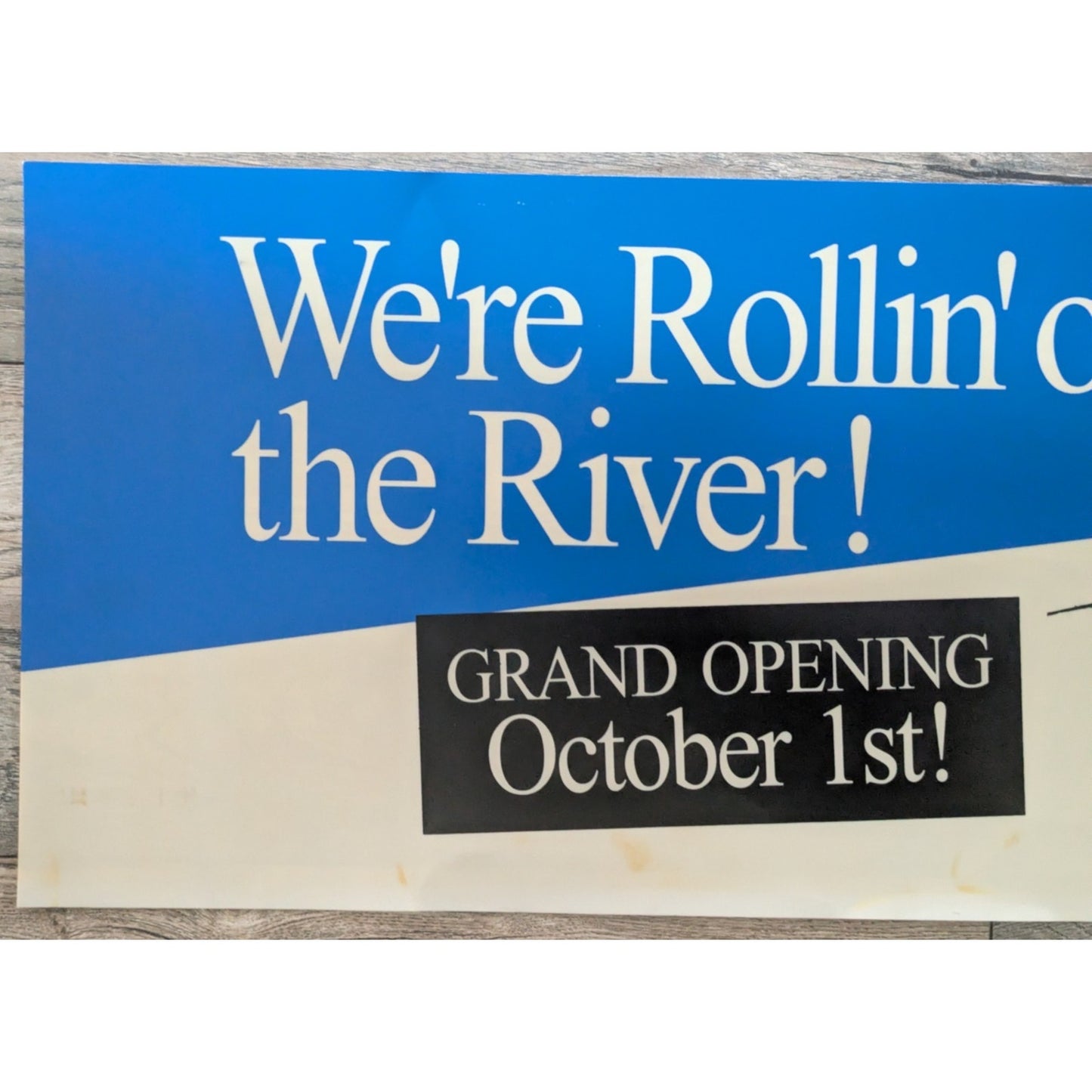 Main Street Trolley Riverfront Loop MATA Sign Poster Advertising