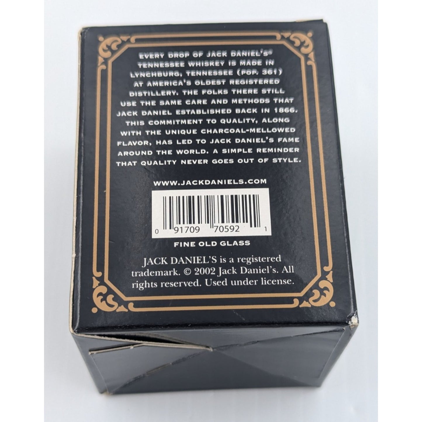 Jack Daniel Whiskey Shot Glass Fine Old No. 7 Distillery Barware Collectable