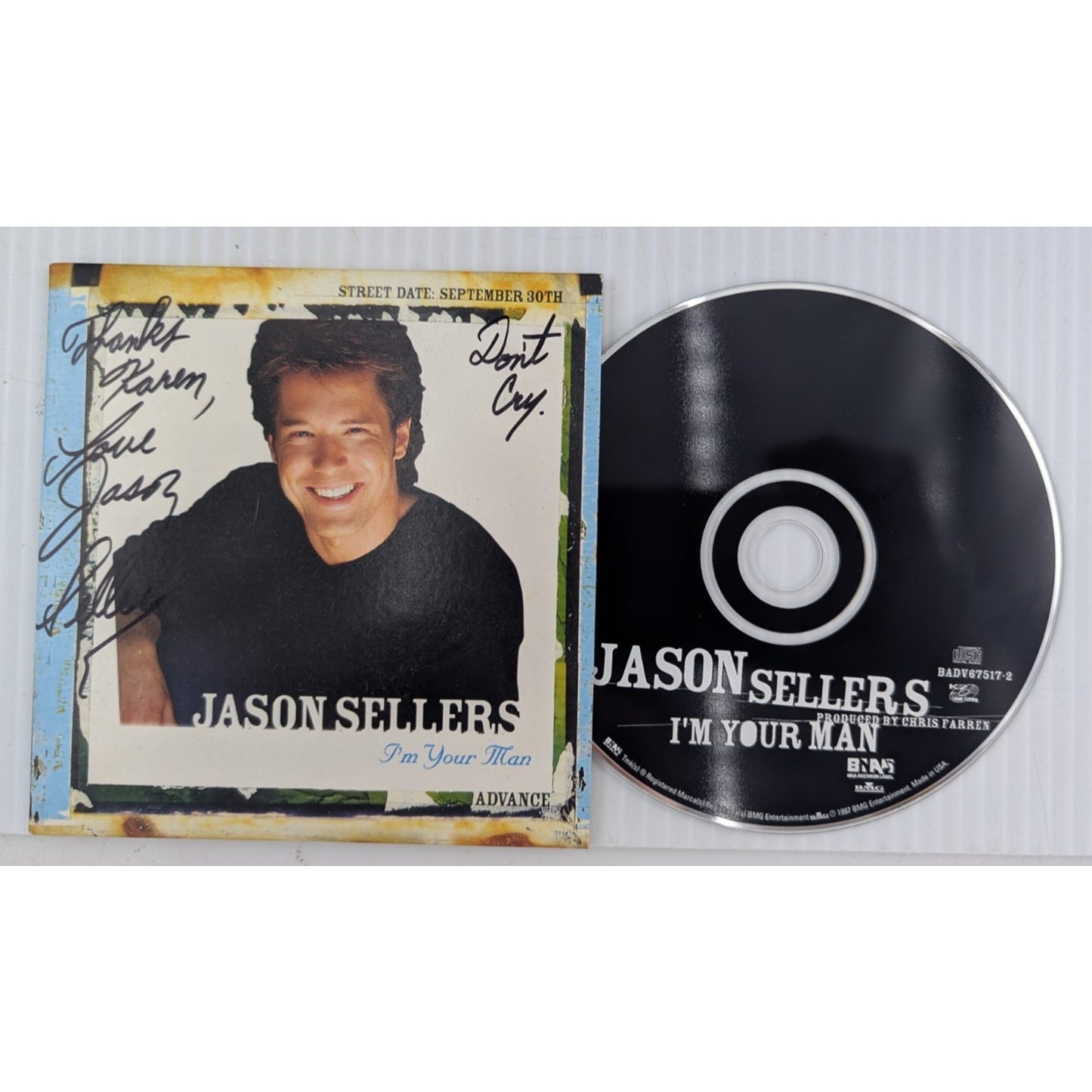 Jason Sellers I' m Your Man CD Signed Personalized